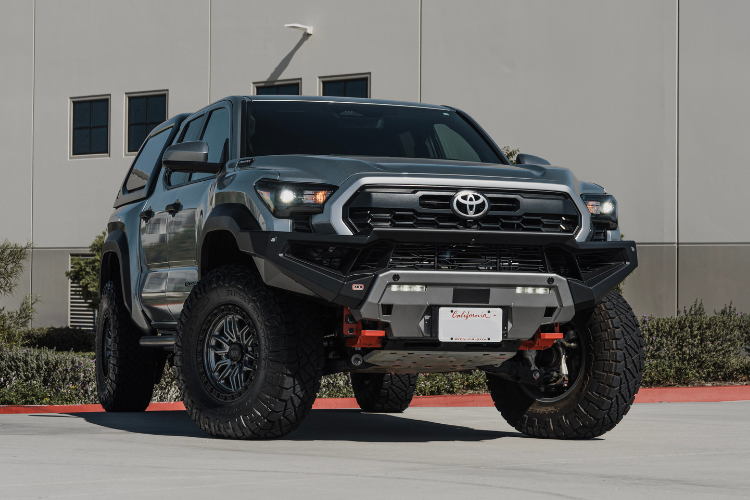 ARB Zenith winch bumper on a Toyota Tacoma